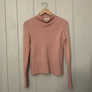 Madewell wool alpaca blend light pink sweater | size medium